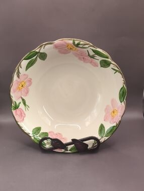 Vintage Franciscan Desert Rose Earthenware China Serving Bowl 9"